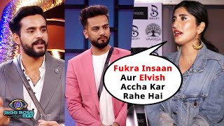 Bigg Boss OTT 2  Akasa Singh Reaction On Fukra Insaan And Elvish Yadav [upl. by Cranford]