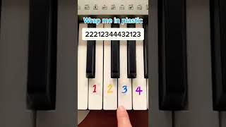 Easy Piano Songsfor Beginners 🎹 😀pianototurial piano shorts [upl. by Dorisa]