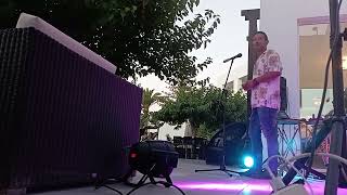 Je Laime a mourir cover by Fado Bouzou Creta Palace Luxury hotel [upl. by Bagley]