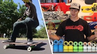 How to Choose Longboard Wheels  Tactics [upl. by Jorgan]