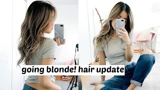 Going Balayage Blonde From Dark Hair  Care Cost amp More  rachspeed [upl. by Dnomed]