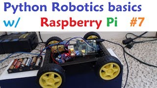 Raspberry pi with Python for Robotics 7  Adding User Control [upl. by Ahsilrac]