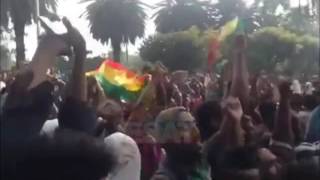 Protest in Bahir Dar  August 7 2016 [upl. by Dagmar427]