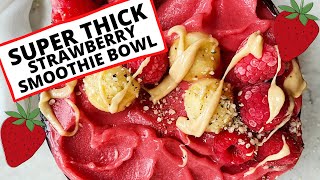 How to Make my Strawberry Smoothie Bowl Recipe [upl. by Oneg]