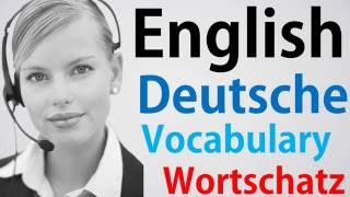 Video66 DeutschEnglisch Wortschatz Übersetzung German English Vergangenheitsformen Wörter Lernen [upl. by Kipp68]