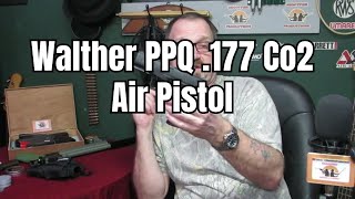 Walther PPQ 177 Co2 Air Pistol Quick Look Shoot amp Power Test [upl. by Aubree843]