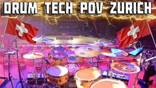 Drum Tech POV  Zurich Switzerland [upl. by Daffi]