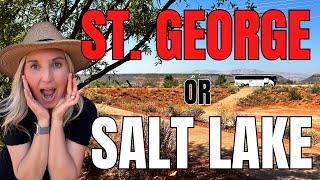 Living in St George vs Salt Lake City Which is Better [upl. by Eiramrefinnej762]