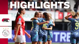 3 points ✅  Highlights AZ Vrouwen  Ajax Vrouwen  Azerion Vrouwen Eredivisie [upl. by Rori769]