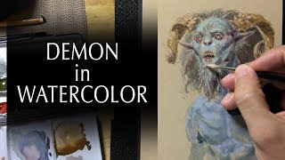 CREATURE PAINTING In Watercolor [upl. by Everett]