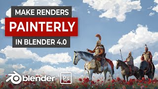 Make Painterly Renders in Blender 40 Kuwahara Filter [upl. by Rabaj]