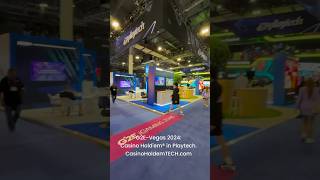 G2EVegas 2024 Casino Holdem® in Playtech Booth [upl. by Peppard]