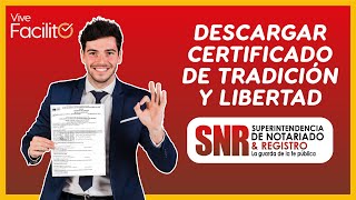 Certificado de tradición y libertad CUIDADO arriendo comprarpropiedad propiedadraiz [upl. by Eneg]