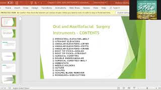 Armamentarium used in Oral and Maxillofacial Surgery bdslectures dentistry lectures [upl. by Etessil]