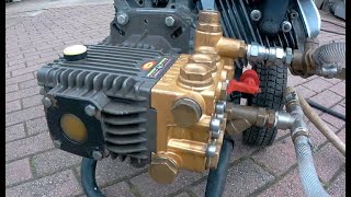 Interpump Pressure Washer Pump TEST Honda Pressure Washer Spares Repair Italy [upl. by Jozef]