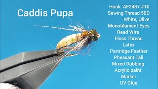 Fly Tying  Caddis Pupa [upl. by Philbert]