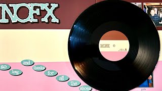 NOFX So Long And Thanks For All The Shoes Full Album Vinyl Rip [upl. by Zoller]