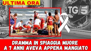 DRAMMA IN SPIAGGIA MUORE BAMBINOSOCCORSI TARDIVISHOCK TRA I BAGNANTI [upl. by Tooley619]