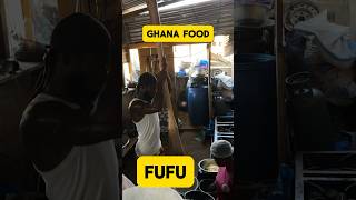 Ghanaian Man and Woman Cook Fufu ghanafood fufu [upl. by Sillaw]