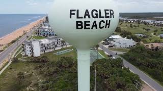 Aerial views of stunning Flagler Beach Florida [upl. by Karrie543]