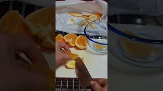 How To CutPeel An Orange  Navel or Sunkist Orange fruits 109 [upl. by Yleme]