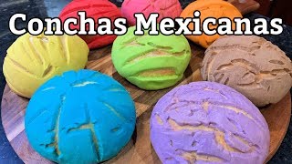 The BEST Conchas Mexicanas  Pan Dulce Mexicano  Views on the road [upl. by Willard]