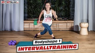 20 Min Ganzkörper Intervalltraining 1  Fatburning plus Kräftigung für zu Hause [upl. by Nnaik]