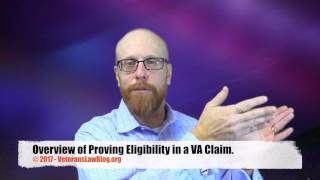 Proving Eligibility for VA Service Connection Compensation Benefits [upl. by Wall]