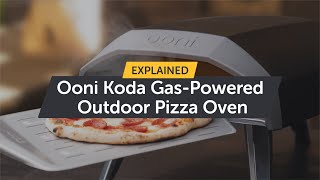 Ooni Koda GasPowered Outdoor Pizza Oven Explained [upl. by Rosaleen803]