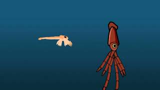 Giant squid vs Sea scorpion [upl. by Asilenna]