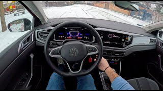 2023 Volkswagen Polo 10 TSI 95HP 0100 POV Test Drive 1580 Joe Black [upl. by Hgielak583]