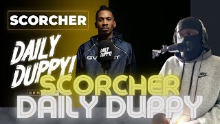 Scorcher  Daily Duppy  GRM Daily REACTION [upl. by Adis]