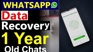 how to recover Whatsapp deleted chats Backup deleted chat  WhatsappData recovery [upl. by Yahsat]