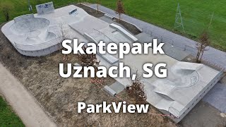 Skatepark Uznach SG  Schweiz ParkView Tour 257 [upl. by Styles]