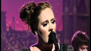 Adele  Chasing Pavements Live Debut on The Late Show with David Letterman [upl. by Edsel182]