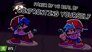 RTX ON Faker BF Vs Real BF Confronting Yourself  Friday Night Funkin [upl. by Sholom]