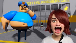 Can I Escape BARRY PRISON RUN HARD mode obby Roblox [upl. by Crandell]