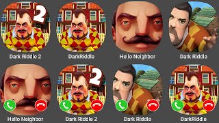 Dark Riddle Classic  Dark Riddle  Dark Riddle 2  Hello Neighbor  Hello Neighbor 2 Dark Riddle 3 [upl. by Helman]