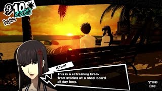 Persona 5  Go Meet with Hifumi Hawaii Free Time School Trip [upl. by Joellyn]