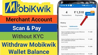 Mobikwik Merchant ID Kaise Banaye  Benifit of Mobikwik merchant Account  Mobikwik KYC issue [upl. by Ahsinirt]