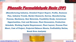 Phenolic Formaldehyde Resin  PF  Manufacturing Industry  Detailed Project Report  Profile [upl. by Sherris]