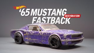 Restoration Modification Hot Wheels Mustang Fastback [upl. by Aizatsana]