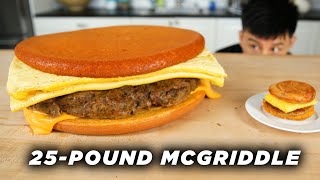 I Made A Giant 25Pound McGriddle [upl. by Yekcir151]