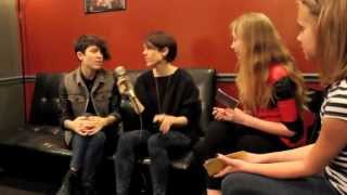 Kids Interview Bands  Tegan and Sara [upl. by Jasisa]