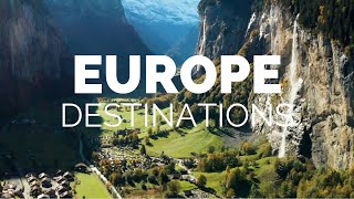 25 Most Beautiful Destinations in Europe  Travel Video [upl. by Gelman]