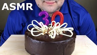 ASMR CHOCOLATE CAKE with PROFITEROLES Thanks for 30K Subs Eating Sounds [upl. by Sclar]