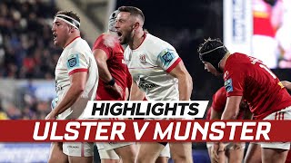 Extended highlights  Ulster v Munster [upl. by Airla]