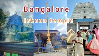 Iskcon Temple 💓Bangalore [upl. by Oiliruam956]