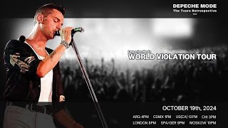 DEPECHE MODE  World Violation Tour  A fans tribute  LIVE EVENT [upl. by Purcell]