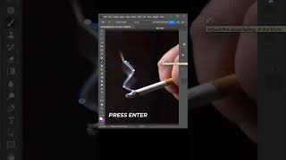 Make Cigarette Smoke Easily Using Photoshop YT [upl. by Forsta]